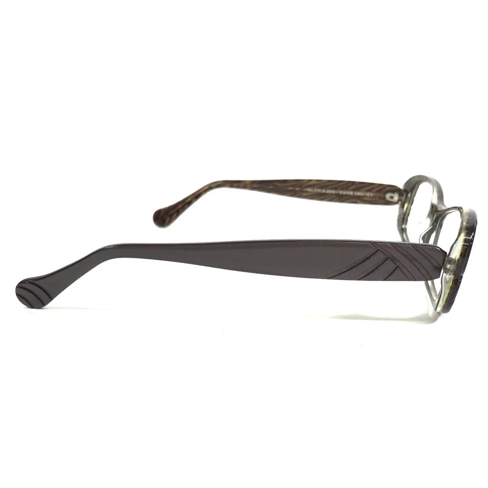 Jean Lafont Eyeglasses Frames GLORIA 283 Dull Purple Tiger Stripes 53-16-140